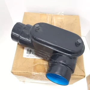 ZAMIL - PVC Coated Condulet, Type "LL", MI, 2-1/2", with Cover & Gasket, Form 5 ZC-LL212